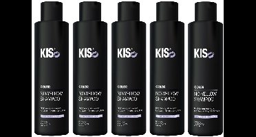 5x KIS No-Yellow Shampoo 250ml