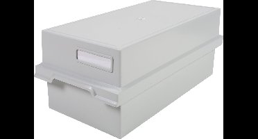 Kaartenbak A6 Extra Lang Grijs Multiform