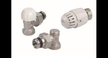 Go by Van Marcke radiator thermostaatkop - M30 x 15 - met vloeistof sensor - haakse aansluiting 12 F - wit