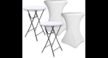 Staantafel - Partytafel Inklapbaar - Statafel Rond - Stevig