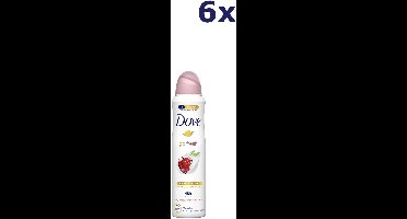 6x Dove Deospray Go Fresh Pomegranate 150 ml