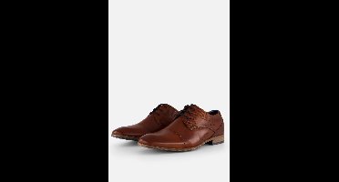 Bugatti Heren Veterschoenen - Cognac - Maat 41