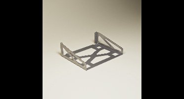 Stackwell Bracket - Gereedschapskist Houder voor Mirka T-loc Systainer - Toolcase-Bracket - Opbergsysteem - Gereedschapskofferhouder voor muur & wandmontage - Thermisch verzinkt staal - Roestvrij en duurzaam- Schroeven inbegrepen