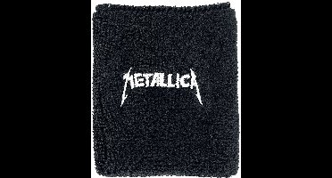 Metallica Logo - Wristband Zweetbandje zwart Katoen -