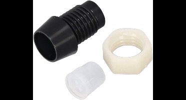 2x Houder voor 5mm diode - zwart - kunststof