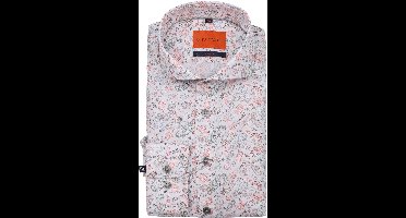 Suitable Melange Overhemd Paisley Multicolour - Maat 42 - Heren - Overhemden Formeel