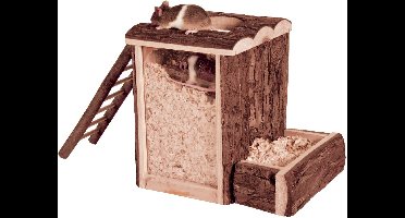Trixie Natural Living Speel- En Graaftoren Hamster - 25X20X24 CM