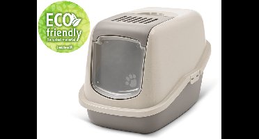 Savic Kattentoilet Nestor Happy Planet 56x39x38.5 cm - Kattenbak - Mokka&Graniet&Grijs
