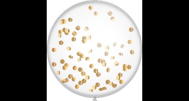 Haza Original Mega Confettiballon Goud 60 Cm