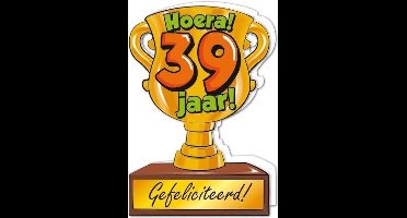 Trofee kaart - 39 jaar