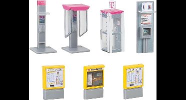 Faller - Stad decoratie set - modelbouwsets, hobbybouwspeelgoed voor kinderen, modelverf en accessoires