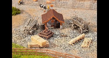 Faller - Bakhuisje met toebehoren