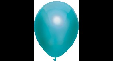Haza Original Ballonnen Metallic Turquoise 30 Cm 100 Stuks