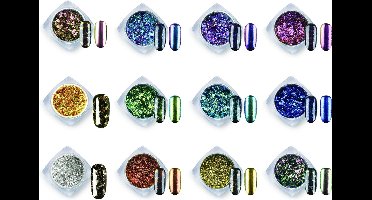 Sibel Nails Accessoire Art Pigment Flakes Nail Art Chameleon 1.2gr
