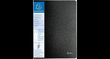 Exacompta Showalbum Up Line 20 tassen, zwart