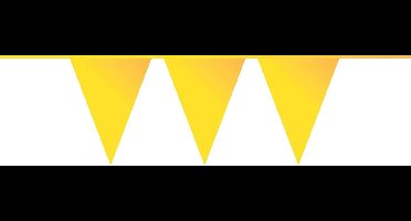 Vlaggenlijn 10mtr geel