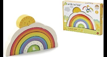 Tender Toys Regenboog Vorm Puzzel Junior 7-delig