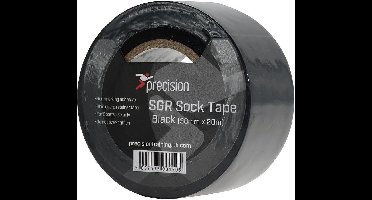 Precision Sokkentape 20  M X 38 Mm Pvc Zwart 5 Stuks