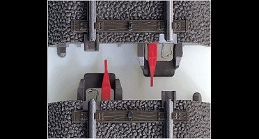 H0 Märklin C-rails (met ballastbed) 74030 Middengeleiderisolatie