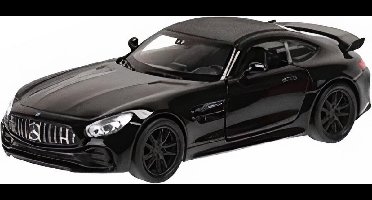 Welly Schaalmodel Mercedes Amg Gtr 12 Cm Staal Zwart