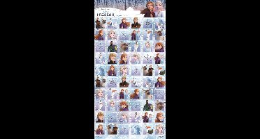 Frozen Stickerset Frozen 2 Junior Blauw 60 Stuks