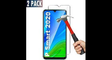 Ntech 2 Stuks Screenprotector Tempered Glass Glazen (0.3mm) - Geschikt voor Huawei P Smart 2020