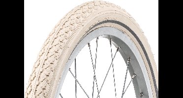 AMIGO Ortem Boost buitenband - Fietsband 18 inch - ETRTO 47-355 - Met reflectie - Crème