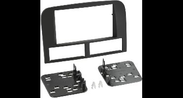 2-DIN Paneel geschikt voor Jeep Grand Cherokee (WJ) 1999 - 2004 Kleur: Zwart