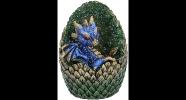 Nemesis Now Beeld/figuur Geode Home (Blue) Blauw/Groen