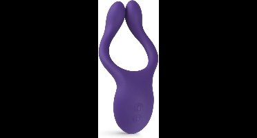 Teazers - Partner Multifun Koppel Vibrator - Oplaadbaar - Vibrator - Vibrators voor Vrouwen en Mannen - Sex Toys voor Vrouwen - Vibrators - Koppeltoy - Clitoris Stimulator - Paars