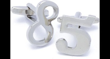 Manchetknopen - Cijfer Nummer 85 Vijfentachtig