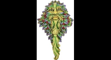 Nemesis Now Muurdecoratie - Winters Watch  - Green Man - Tree Spirit - Multicolours