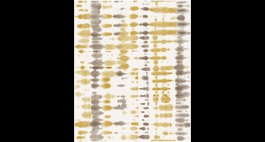 Village People tie-dye oker/beige behang (vliesbehang, geel)