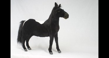 Pony Knuffel Zwart Staand 56 cm, Hansa
