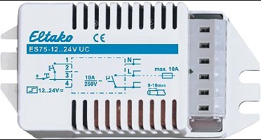 Stroomstootschakelaar Vaste inbouw Eltako ES75-12..24V UC 1x NO 230 V 500 W 1 stuk(s)