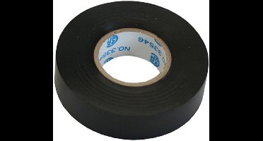 InLine® Duct tape, zwart, 18mm, 18m