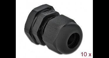 Kabelwartel PG11 10 stuks zwart