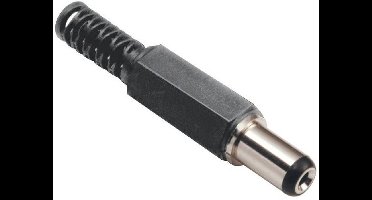BKL Electronic 072602 Laagspannings-connector Stekker, recht 5 mm 2.1 mm 1 stuk(s)