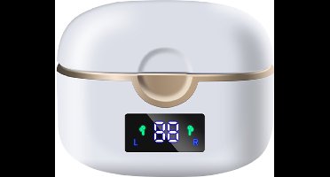 Draadloze Bluetooth 5.0-hoofdtelefoon met dubbele dynamische luidsprekers