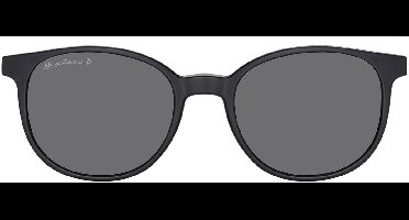 Montana Eyewear MRC2 leesbril met clip-on zonnebril +2.50 - Rond montuur - Zwart