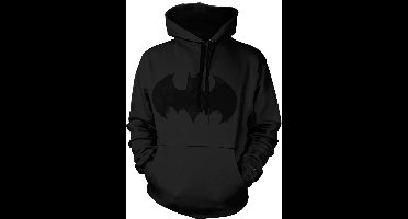 Batman Inked Logo Big Tall Hoodie WB-3-BAT035-H59-5 Black-5XL