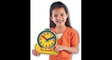 Instructieklok analoog en digitaal - 24 uurs notatie - Leerling/Junior formaat