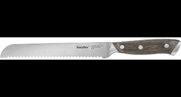 Metaltex - Broodmes - Keukenmes - Koksmes - Houten greep - Lemmet 22 cm - Gehele mes 33 cm - Heritage lijn
