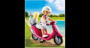 PLAYMOBIL Zomers meisje met scooter  - 9084