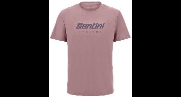 Santini T-shirt Met Korte Mouwen Roze L Man,Vrouw