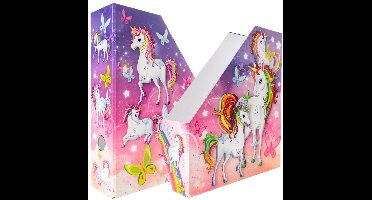 HERMA tijdschriftenhouder katten, A4 formaat, karton, 85mm breed