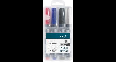Pica Permanent Marker round tip, set of 4
