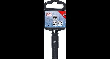 BGS Kracht Dopsleuteldop zeskant, diep - 1/4 - 8 mm