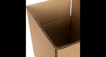Kartonnen dozen dubbelgolf 550 x 410 x 330 mm bruin | 20 stuks