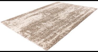 Pierre Cardin Vloerkleed - Shaggy Tapijt - Hoogpolig - Beige - Luxe en Comfortabel - Modern Design